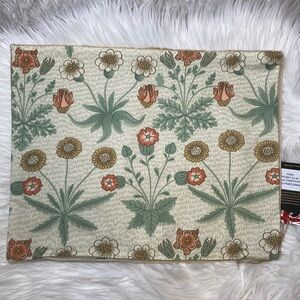 NWT Hines of Oxford Tapestry Morris Daisies Pillow Cover Loom-Woven England New